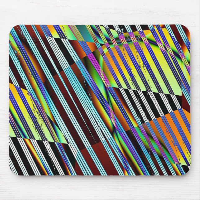 Tapis De Souris Lignes fragmentées (Devant)