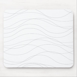 Tapis De Souris Lignes graphiques ondulées modernes, simples, chic