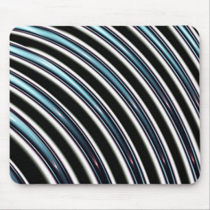 Tapis De Souris Lignes incurvées étroitement d'une fractale