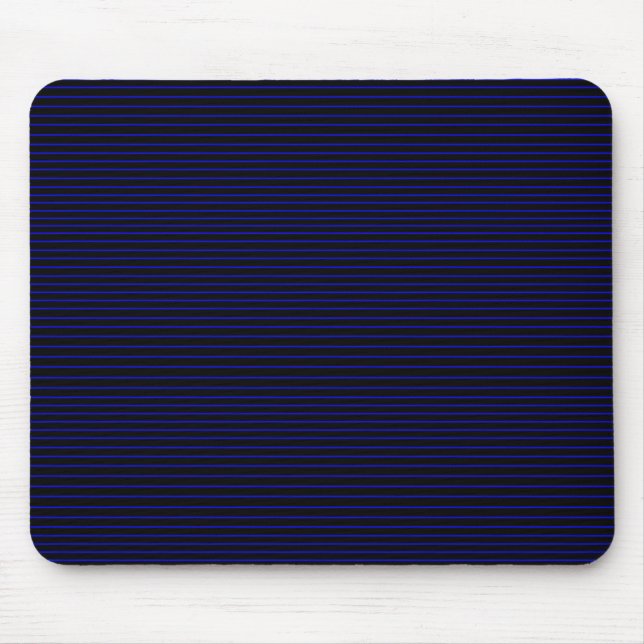 Tapis De Souris Lignes minimales bleues (Devant)