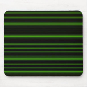 Tapis De Souris Lignes minimales vertes