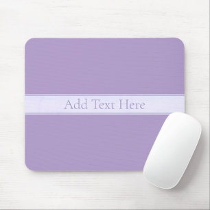 Tapis De Souris Lila clair violet élégant personnalisable
