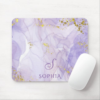 Tapis De Souris Lilac couleur violet encre personnalisable