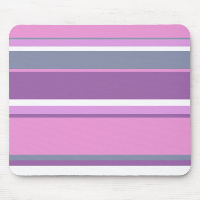 Tapis De Souris Lilac rayures (Devant)