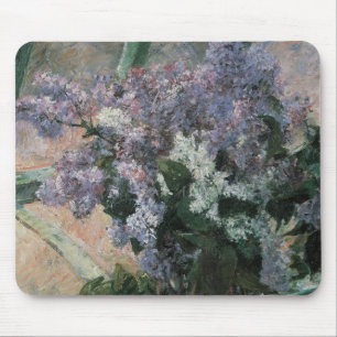 Tapis De Souris Lilas dans une fenêtre par Mary Cassatt, Art ancie