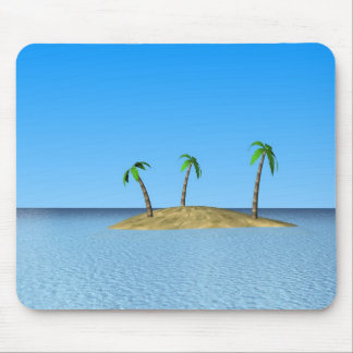 Tapis De Souris L'île tropicale