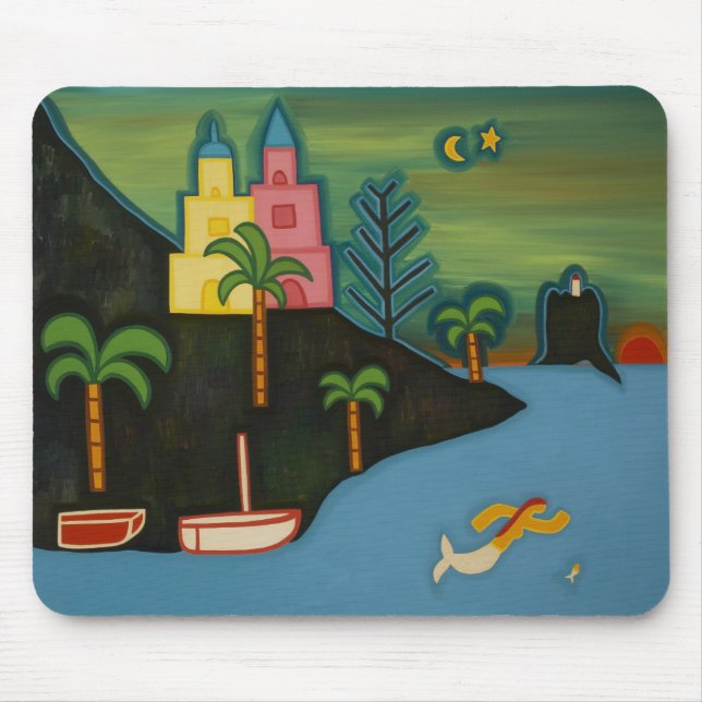 Tapis De Souris L'île volcanique 2008 (Devant)