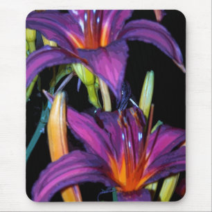 Tapis De Souris Lillies coloré