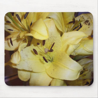 Tapis De Souris Lillies jaunes
