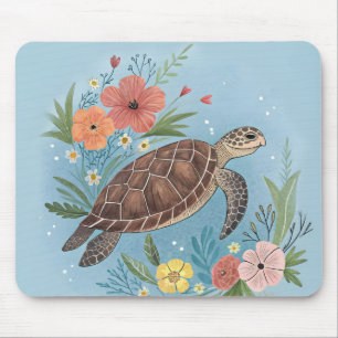 Tapis De Souris L'illustration d'une tortue de mer