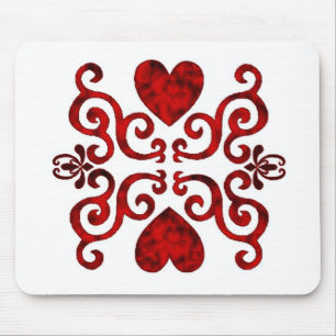 Tapis De Souris Lily et le coeur - verrue