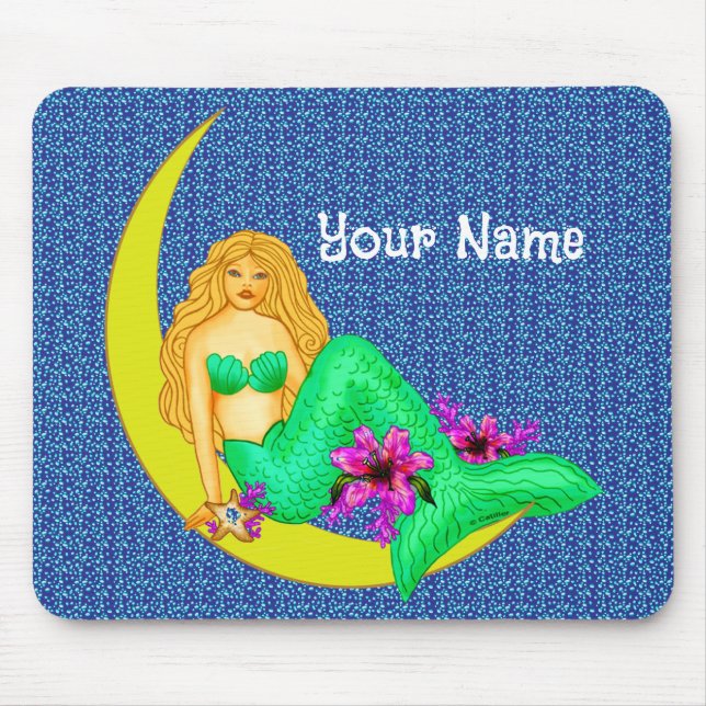 Tapis De Souris Lily Moon Mermaid mousepad (Devant)