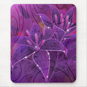 Tapis De Souris Lily Purple Dreams