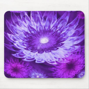 Tapis De Souris L'imaginaire de Mousepad fleurit le pourpre