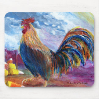 Tapis De Souris L'imaginaire font pour croire des poulets et des