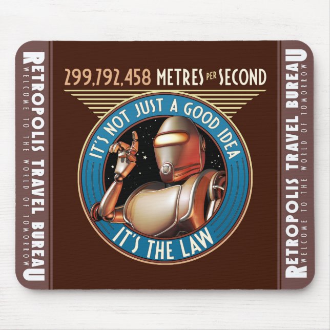 Tapis De Souris Limite de vitesse (mètres par seconde) Cartouche d (Devant)