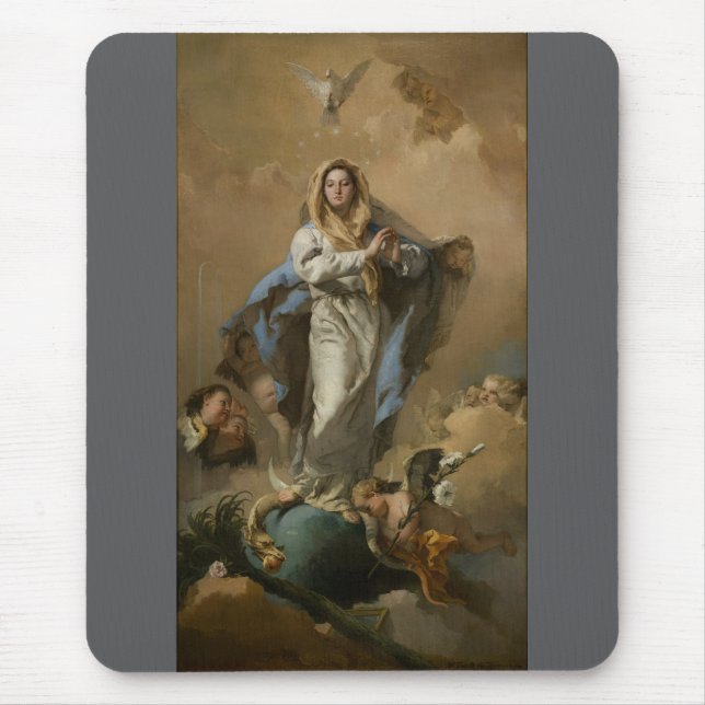 Tapis De Souris L'Immaculée Conception par Giovanni Tiepolo (Devant)