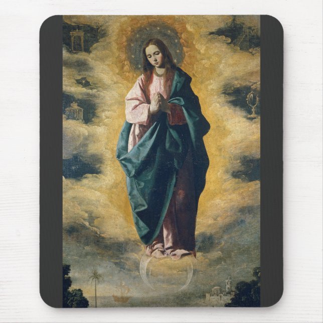 Tapis De Souris L'Immaculée Conception Radiance Céleste Art (Devant)