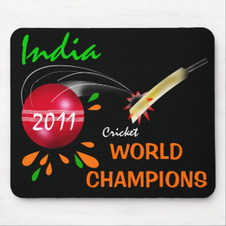 Tapis De Souris L'Inde 2011 champions de coupe du monde du cricket