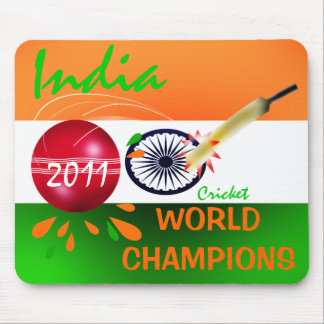 Tapis De Souris L'Inde 2011 coupes du monde du cricket ICC mâche