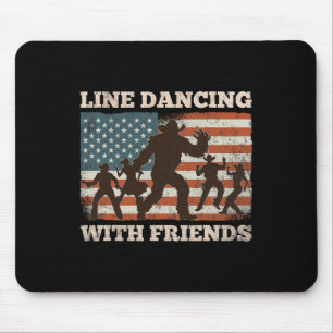 Tapis De Souris Line Dance Danse Western Bigfoot Country Music S