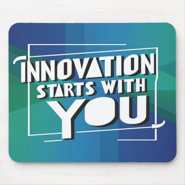 Tapis De Souris L'innovation commence avec vous option 3 (Devant)