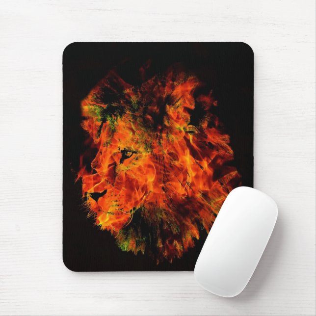 Tapis De Souris Lion (Avec souris)