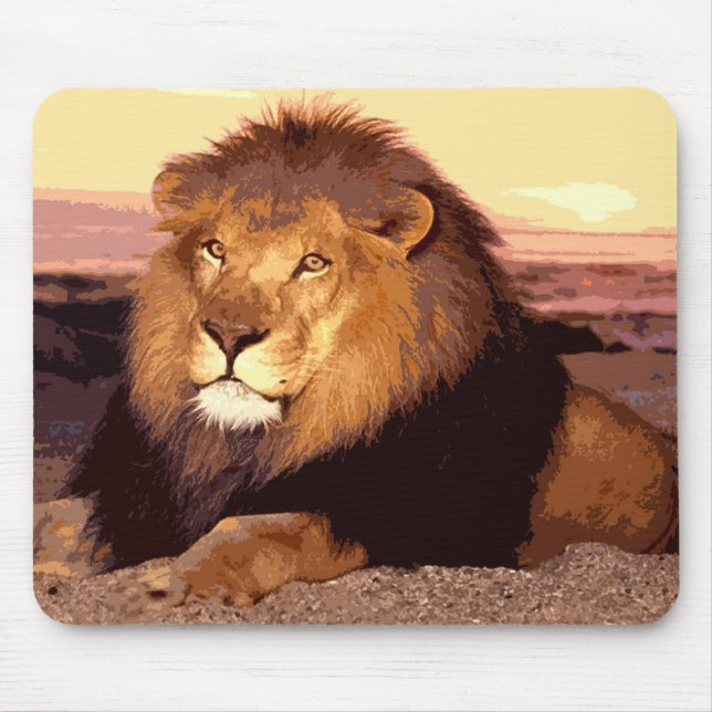 Tapis De Souris Lion (Devant)