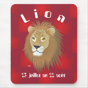 Tapis De Souris Lion 23 juillet 22 août