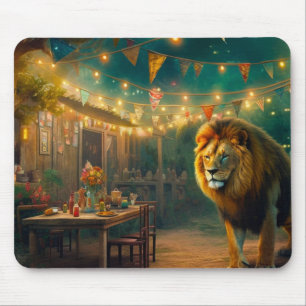 Tapis De Souris Lion AI