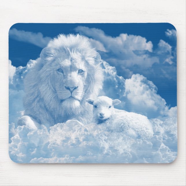 Tapis De Souris Lion and Lamb (Devant)