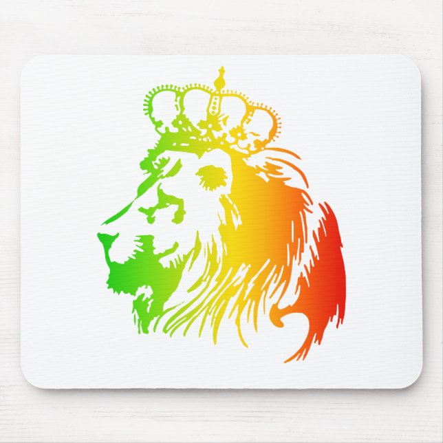 Tapis De Souris Lion De Juda - Rasta (Devant)