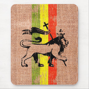 Tapis De Souris Lion de roi de reggae
