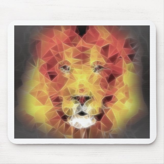 Tapis De Souris Lion fractal (Devant)