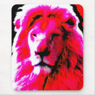 Tapis De Souris Lion Head Pink mousepad
