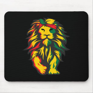Tapis De Souris Lion Junetten Cool Histoire noire Amérique africai