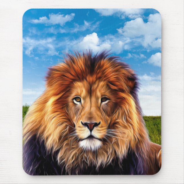 Tapis De Souris Lion le roi de la forêt (Devant)