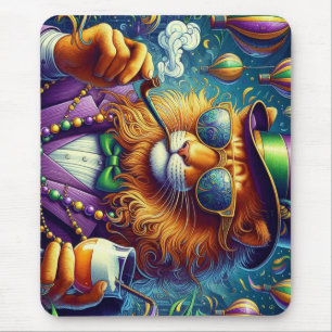 Tapis De Souris Lion/Louisiana Mardi Gras