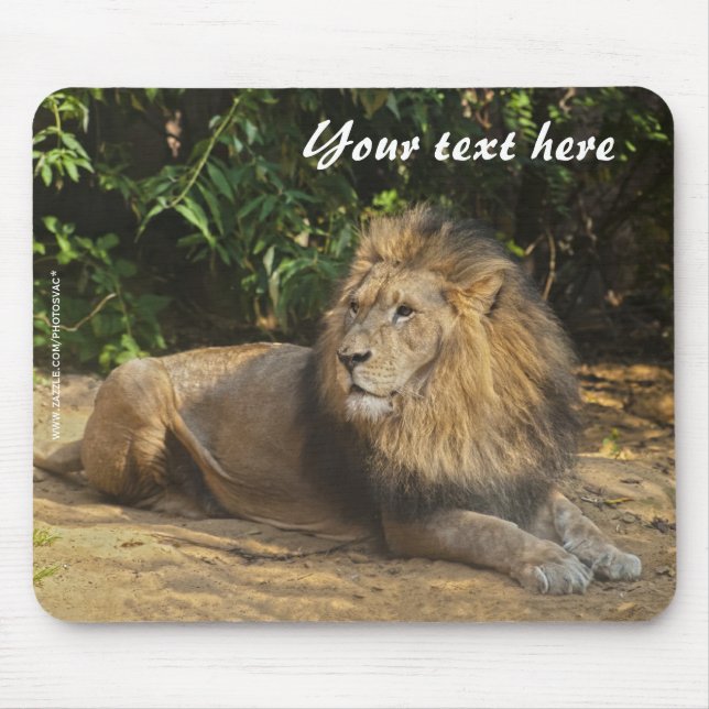 Tapis de souris Lion mâle (Devant)