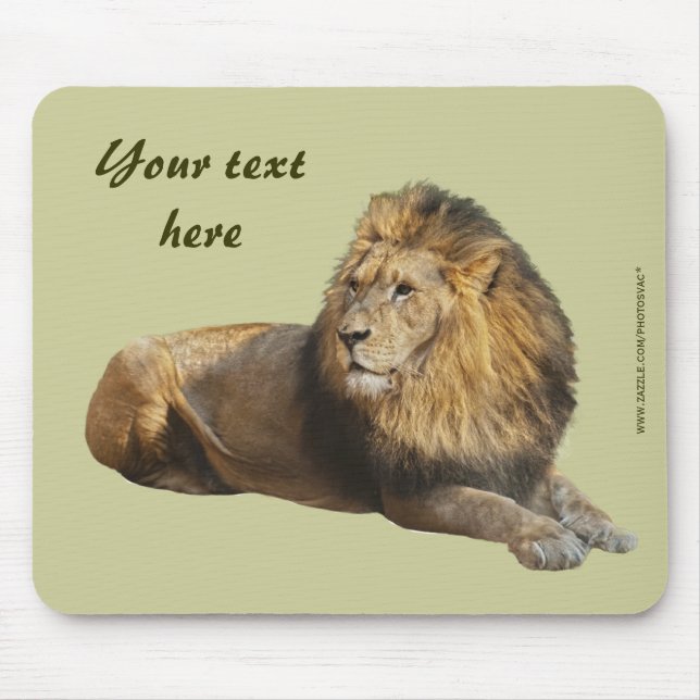 Tapis de souris Lion mâle (Devant)