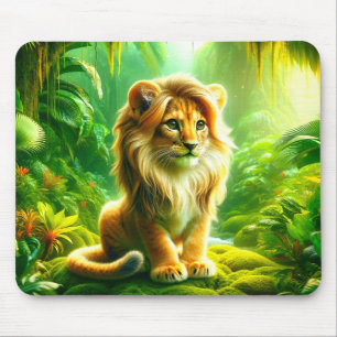 Tapis De Souris Lion mignon