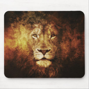 Tapis De Souris Lion of Judah - Haile Selassie Rastafari Mouse Pad