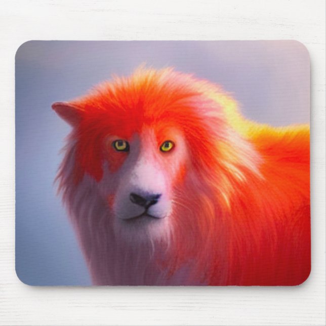 Tapis De Souris Lion orange (Devant)