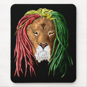 Tapis De Souris Lion Rastafari
