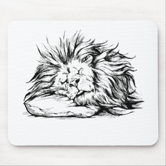 Tapis De Souris Lion-sommeil