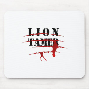 Tapis De Souris Lion Tamer Bloody Animal Attaque Costume Halloween