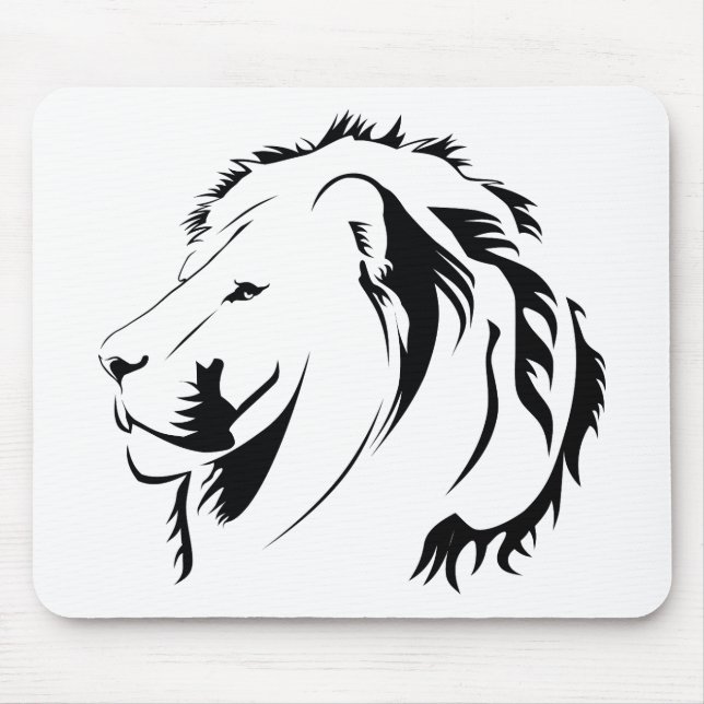 Tapis De Souris Lion Tribal 001 (Devant)