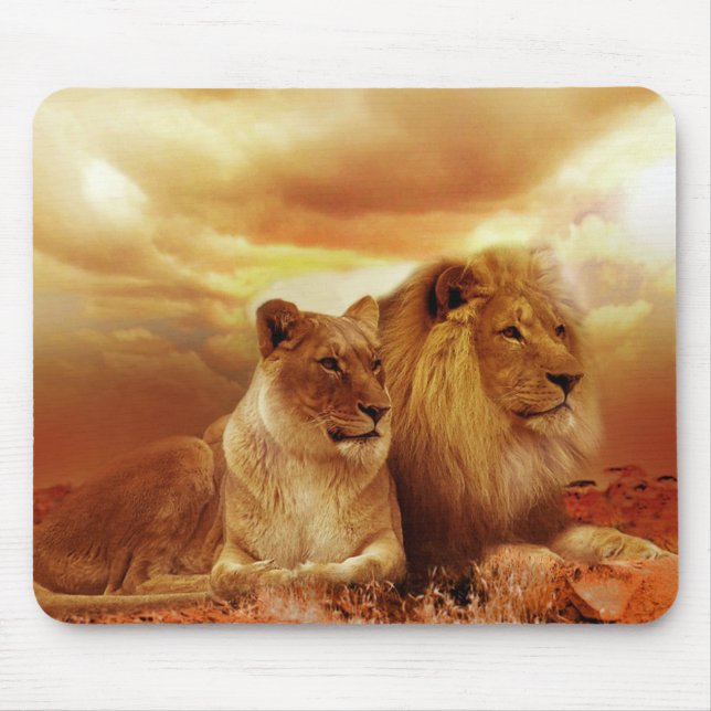 Tapis De Souris Lions (Devant)