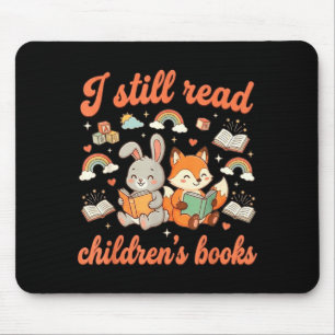 Tapis De Souris Lire des livres pour enfants drôle de lecture des