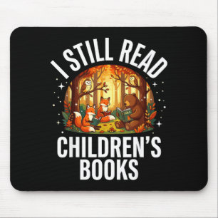Tapis De Souris Lire des livres pour enfants - livre de hibou anim